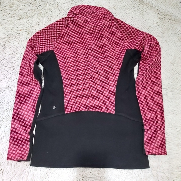 Lululemon pink and black Radiant jacket- size 6 - Picture 4 of 9